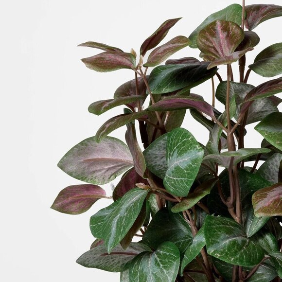 12” Potted Fall Leaf Arrangement‎ Brown Vase - Threshold Studio McGee Target - Picture 3 of 4